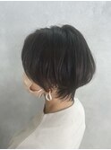 ダークアッシュショートヘア[髪質改善][心斎橋][髪質改善心斎橋]