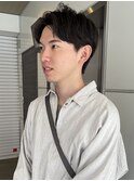 men's/センターパート 爽やかアップバング メンズベリーショート