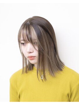 ルプラ ガーデン(le-pla garden) インナーカラー#切りっぱなしボブ#ブリーチ#ダブルカラー#豊橋