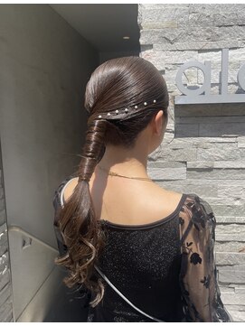 アルコ 三軒茶屋(alco) ヘアセット　＊ロングタイトアレンジ＊