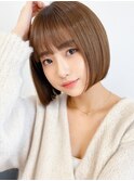 うるツヤストレートスタイルワンカール前髪うる艶髪モテ髪