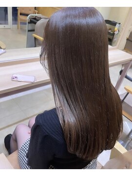 ルーチェヘアー 大人可愛い20代30代40代 結んで可愛い顔まわり/サイドバング