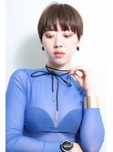 20代30代ミニボブココアブラウン小顔美肌ストレート丸み