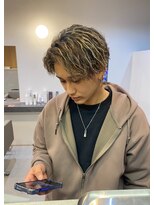 メンズバイココテラス 豊中(men's by cocoterace)&nbsp;ツイスト/メンズパーマ/メンズカット/ホワイトメッシュ