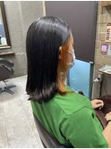 インナーカラーオレンジ