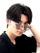 バース 梅田中崎町店(BIRTH)&nbsp;曲がる縮毛矯正 ニュアンスパーマ センターパート