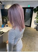 pink ash roots color