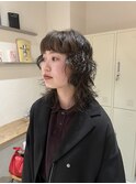 ミディアムロングレイヤーパーマ