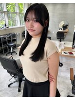 シェノン 夙川(CHAINON)&nbsp;丸顔さん必見/ミニウルフ/ホワイトグレージュ/美髪