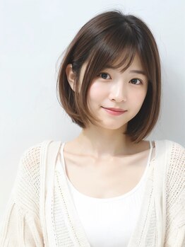 エアー 池袋(AIR)の写真/最適なバランスを見極め、綺麗に魅せる。洗練されたワンランク上の小顔見せスタイルは【AIR 池袋】で☆