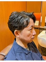 ヘアモード キクチ 銀座店&nbsp;銀座　理容室　ナチュラルパーマ　フェザーパーマ