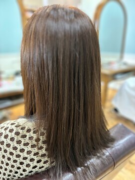 ビューティースペースラルジュヘアー(Beauty Space Large hair) 20代30代40代髪質改善トリートメント艶感ストレート暗髪