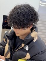 ビカム 名駅(become) 【プードルパーマ】刈り上げマッシュ