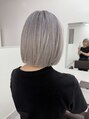 シーバイラヴィズム けやき通り2号店(Sea by LUVISM) ケアブリーチで作るホワイトカラーボブスタイルとの相性◎