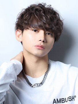 リップス 千葉annex(LIPPS) シャドウパーマ 刈り上げマッシュ