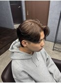 ミルクティーベージュ×エンドカラー
