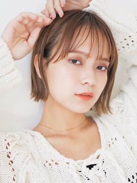 ファーレ ツルミ(Fare tsurumi) 切りっぱなしボブ　外ハネボブ　イメチェン　美髪　ワイドバング