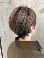 プラスシー(+C) 大人の素敵な立体感ショート!福岡ハイライト/福岡白髪ぼかし