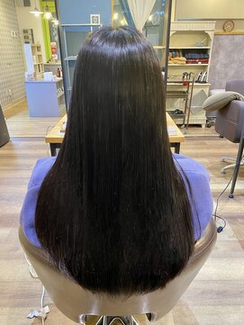 ヘアーガーデンミルクティー 新潟大学前店(Hair garden Milk tea) さら艶ロング