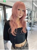 ホワイトピンク◎色落ちはブロンドに♪