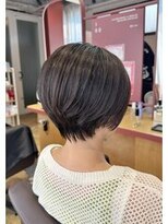 イロ ジェイアール JR奈良店(IRO)&nbsp;ドライでおさまる軽めレイヤーショートボブ/ショコラブラウン