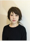 簡単スタイリング ショートボブ