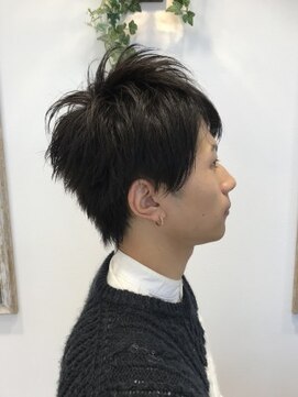 クアトログランシュ ひたちなか店(QUATRO×GranCieux) ツープロアシメバンクメンズカット