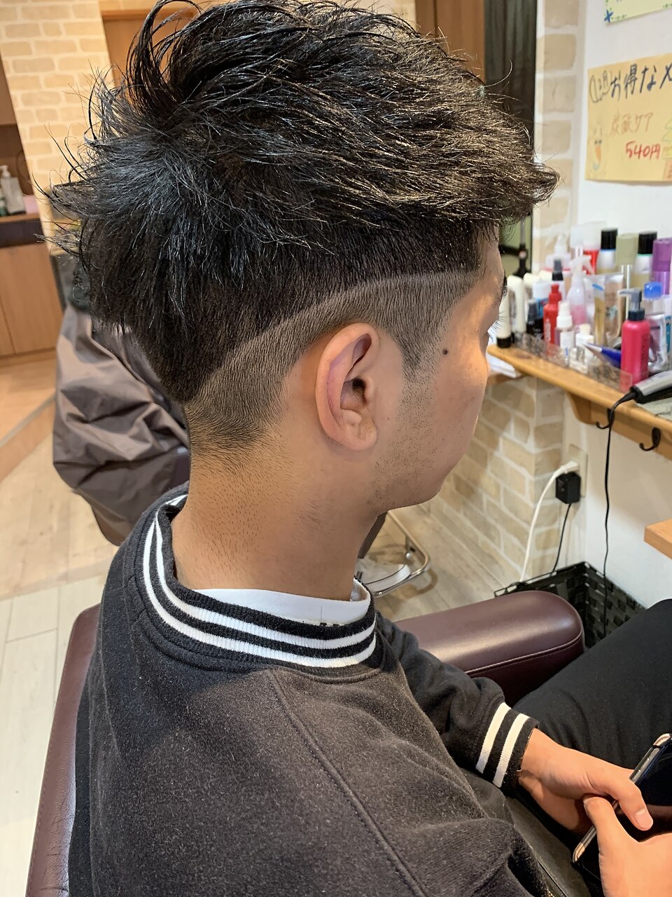 三段階ツーブロック：L060878207｜ジーヘアー(G・HAIR)のヘア