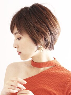 ロビー 表参道(ROBBY) 甘すぎない大人ショートボブ／ブラウンベージュ