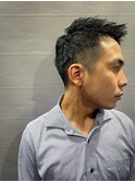 男前ツーブロックショート