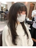 ゆる巻きロングウルフ