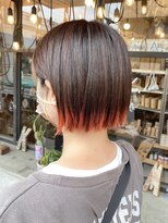 スロウ(Slow)&nbsp;毛先カラー/グラデーションカラー×オレンジ