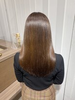 キュア 表参道(CURE)&nbsp;黒髪/グレージュカラー/ココアベージュ/ヘルシーロング[表参道]