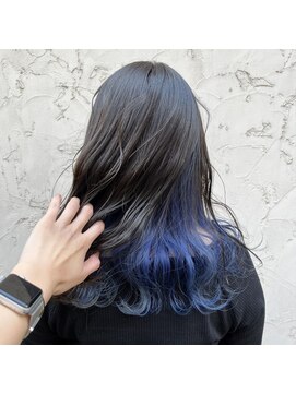 ヘアースペースブルームエア HAIR SPACE BLOOM Ea 韓国風暗髪×インナーカラー