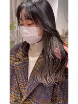 ゼストソエル(ZEST soell)&nbsp;【soell店 EMI】インナーカラー×グレー