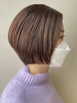 オウルヘアー(Owl hair) グラデーションボブ/前下がり/パールベージュ
