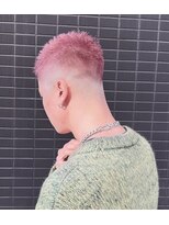 モアナ バイ ヘッドライト 駒沢大学店(Moana by HEADLIGHT)&nbsp;Moana【駒沢】#メンズカット#メンズダブルカラー#ピンクカラー