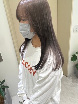 ジーナ セントラル銀座(Zina) ブルベ夏＊髪質改善＊ミルクティーアッシュ【ZinaCENTRAL】