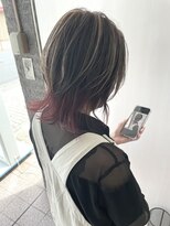 コレロ ヘアー(KORERO hair)&nbsp;バレイヤージュ×襟カラー
