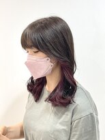 リベラ(LIBERA)&nbsp;★セクションカラー ツートーン ピンクベージュ くびれヘア