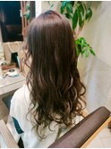レイヤーロング/ピンクブラウン
