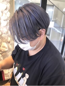 モアナ バイ ヘッドライト 二俣川店(Moana by HEADLIGHT) Moana【二俣川】#ショート#ケアブリーチ#ブルーアッシュ
