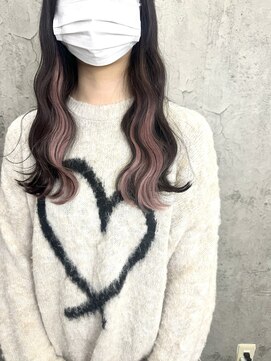 ルーツアイリー 心斎橋(ROOTS IRIE) 韓国風×インナーエクステ/ピンクベージュ/ピンクエクステ