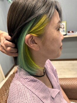 ヘアサロンユーヤ(hair salon Yu Ya)の写真/カラーバリエーションが豊富だから、似合う色がきっと見つかる◎グレイカラーもお任せ下さい！