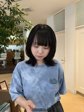 ヘアサロン アウラ(hair salon aura) ボブウルフフェイスレイヤーレイヤーカットロブレイヤー