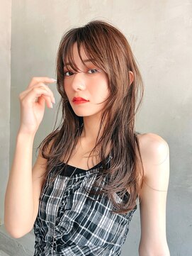 メーヴェ(Mowen) mowen レイヤーカット×アッシュブラウン