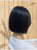 前下りボブ/大人かわいいボブヘア/ブルージュカラー