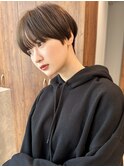 大人マッシュショートショートヘア丸みショート30代40代50代青山