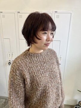 クリアーオブヘアー 池下店(clear OF HAIR) こっくり暖色wolf short
