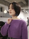 【レイヤーボブ/中里千尋】ボブ/大人ボブ/レイヤー/韓国